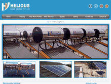 Tablet Screenshot of heliousenergy.com